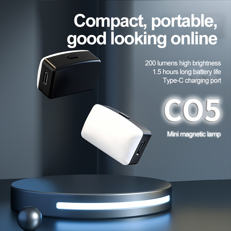 Quality Photography Lighting - Мини-магнитный заполняющий светильник для селфи, портативный