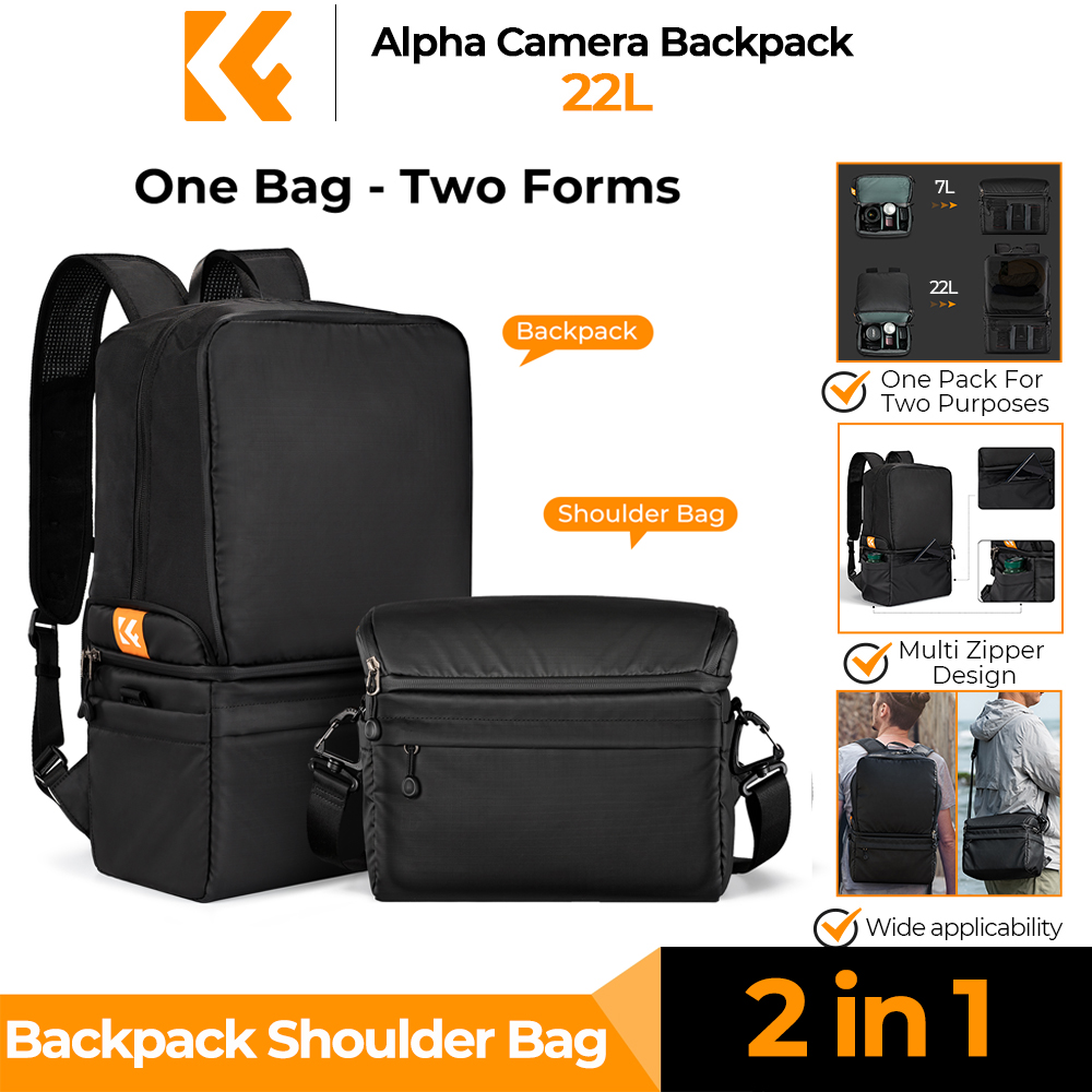Photography Lighting Equipment Bags - Рюкзак для фотоаппарата K&F CONCEPT 22L,