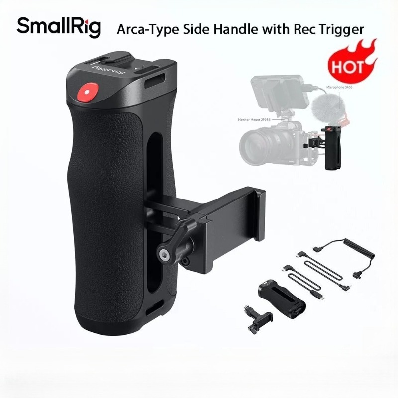 Sony Camera A6400 - Боковая рукоятка SmallRig 5694 Arca-Type с