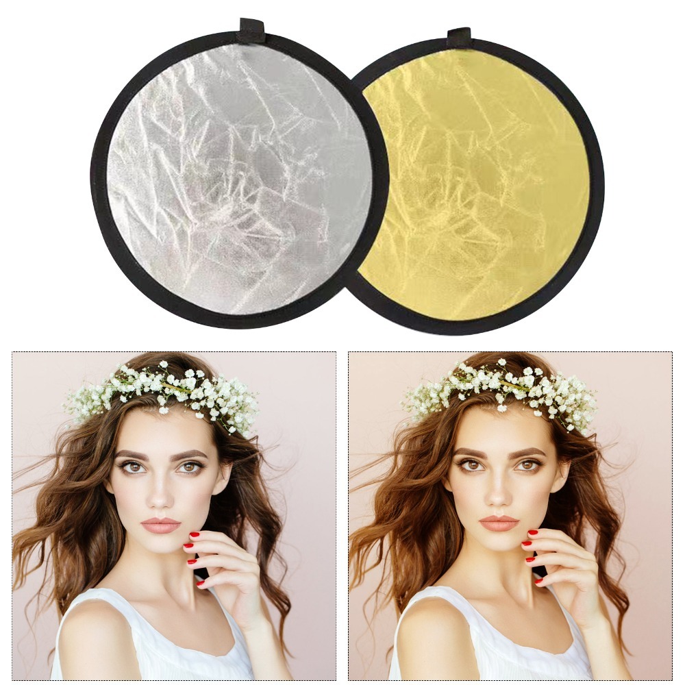 Reflector Disc Silver - Светоотражатель для фотосъемки 30 см, серебристый,