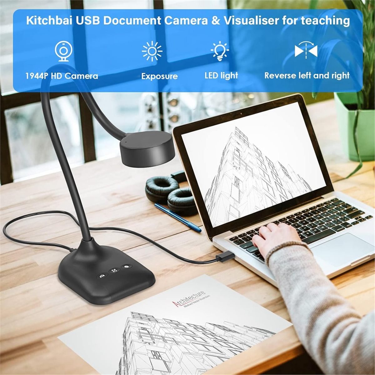 Learn Photography Lighting - AU47-USB Документальная камера, веб-камера для документов