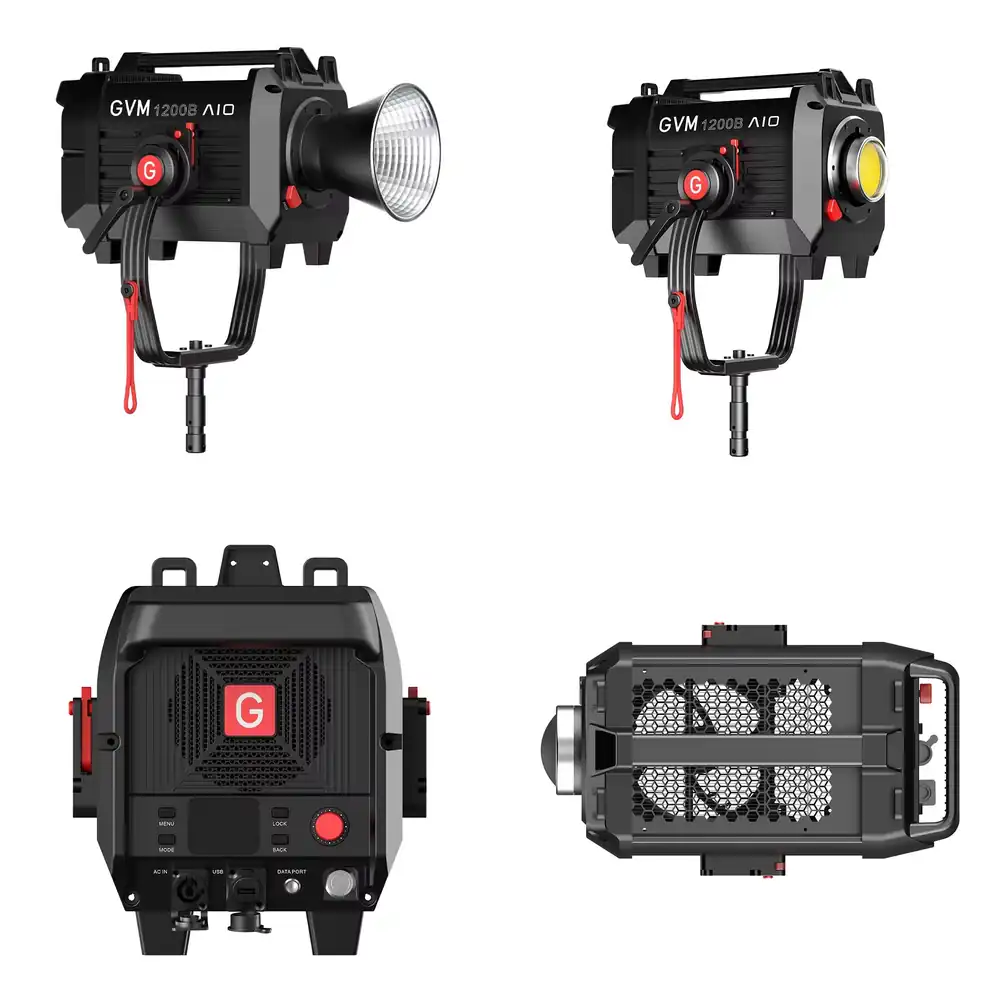 Photography Of Lighting - GVM SD1200B AIO 1200W Фотографический COB