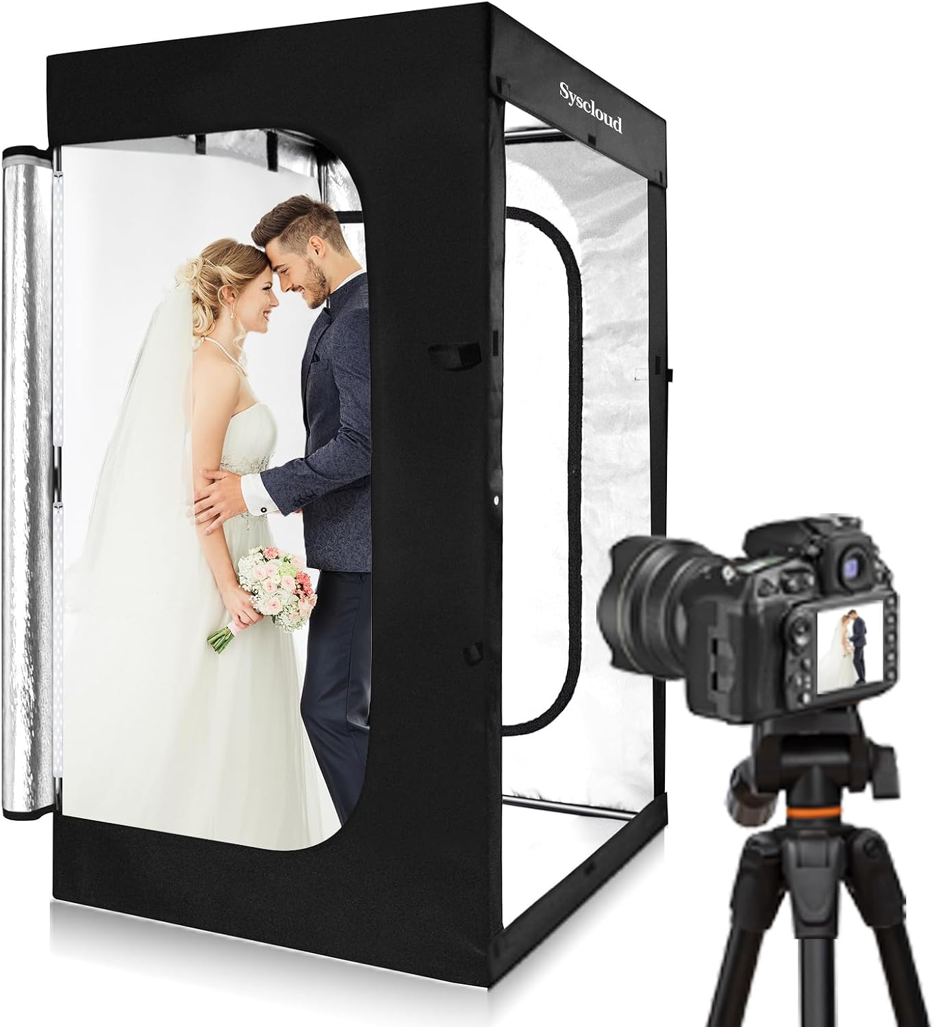 Photography Lighting For Products - Светодиодная фотостудия с регулируемой яркостью, 47x39x78