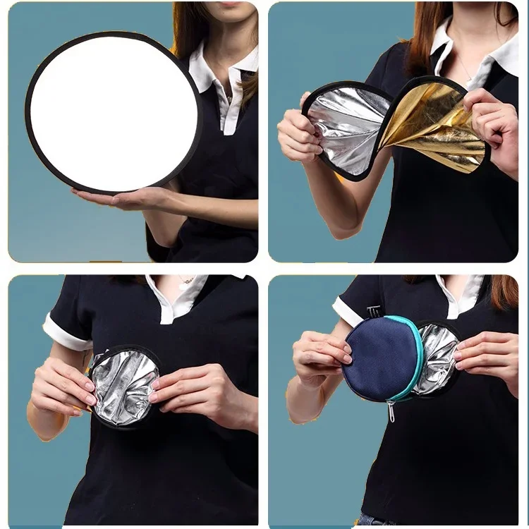 Мини-рефлектор TENWISH для фот – обзор и цена Reflector Disc Silver