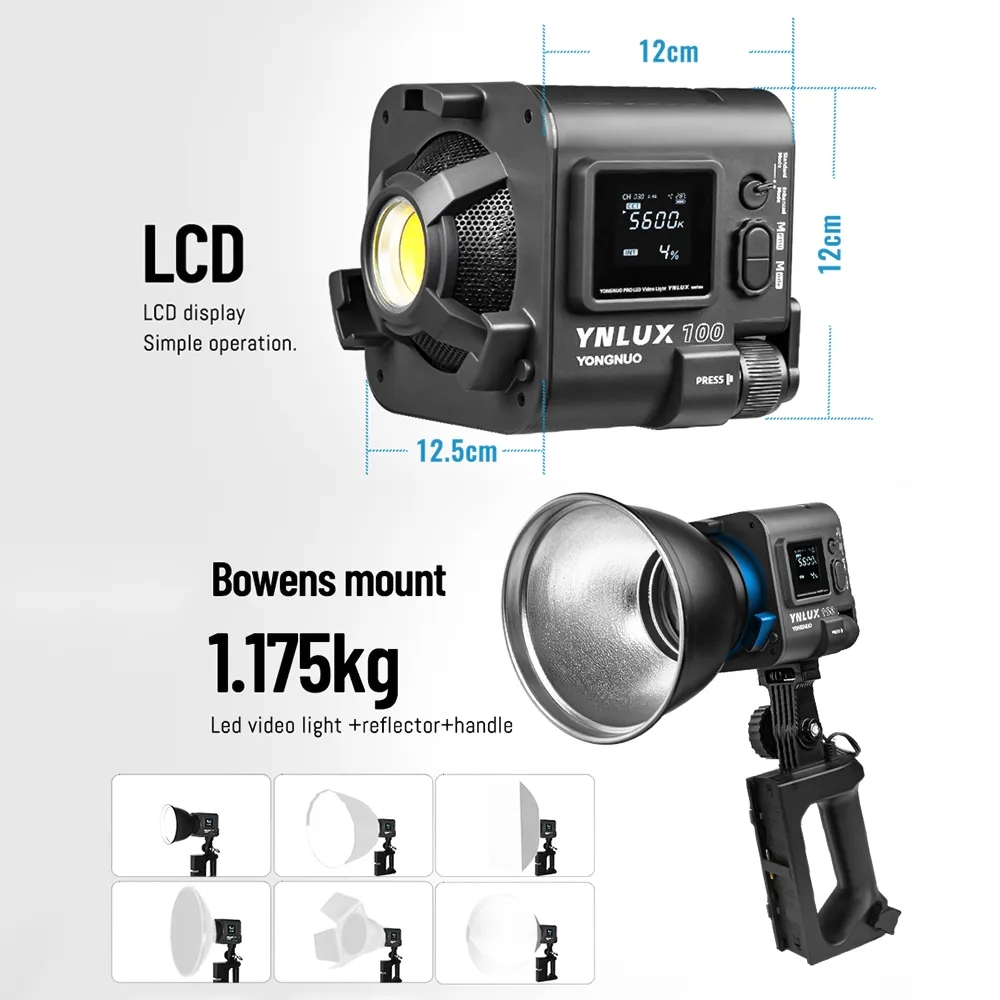 YONGNUO YNLUX100 100W 3200K-56 – обзор и цена Photography Of Lighting