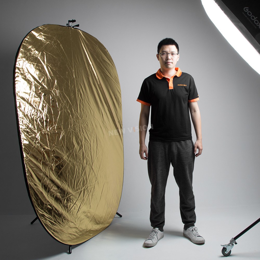 Godox 2in1 150x200 см золотой  – обзор и цена Reflector Disc Silver