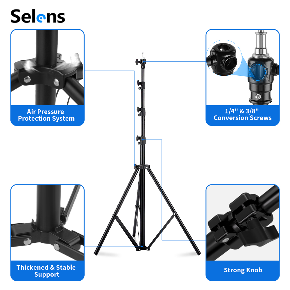 Штатив-стойка Selens 2.2~3.95м – обзор и цена Photography Lighting For Products