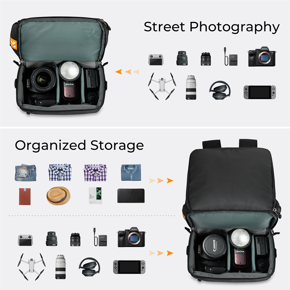 Рюкзак для фотоаппарата K&F CO – обзор и цена Photography Lighting Equipment Bags