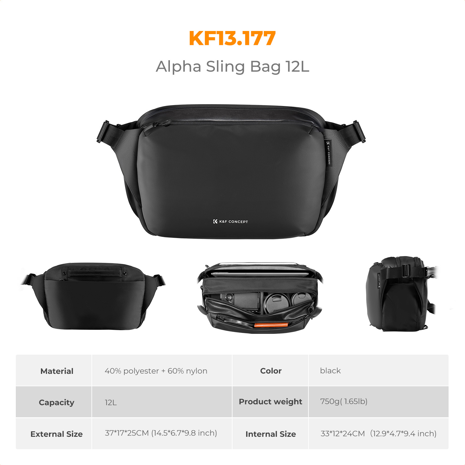 Сумка-слинг для фотоаппарата K – обзор и цена Photography Lighting Equipment Bags
